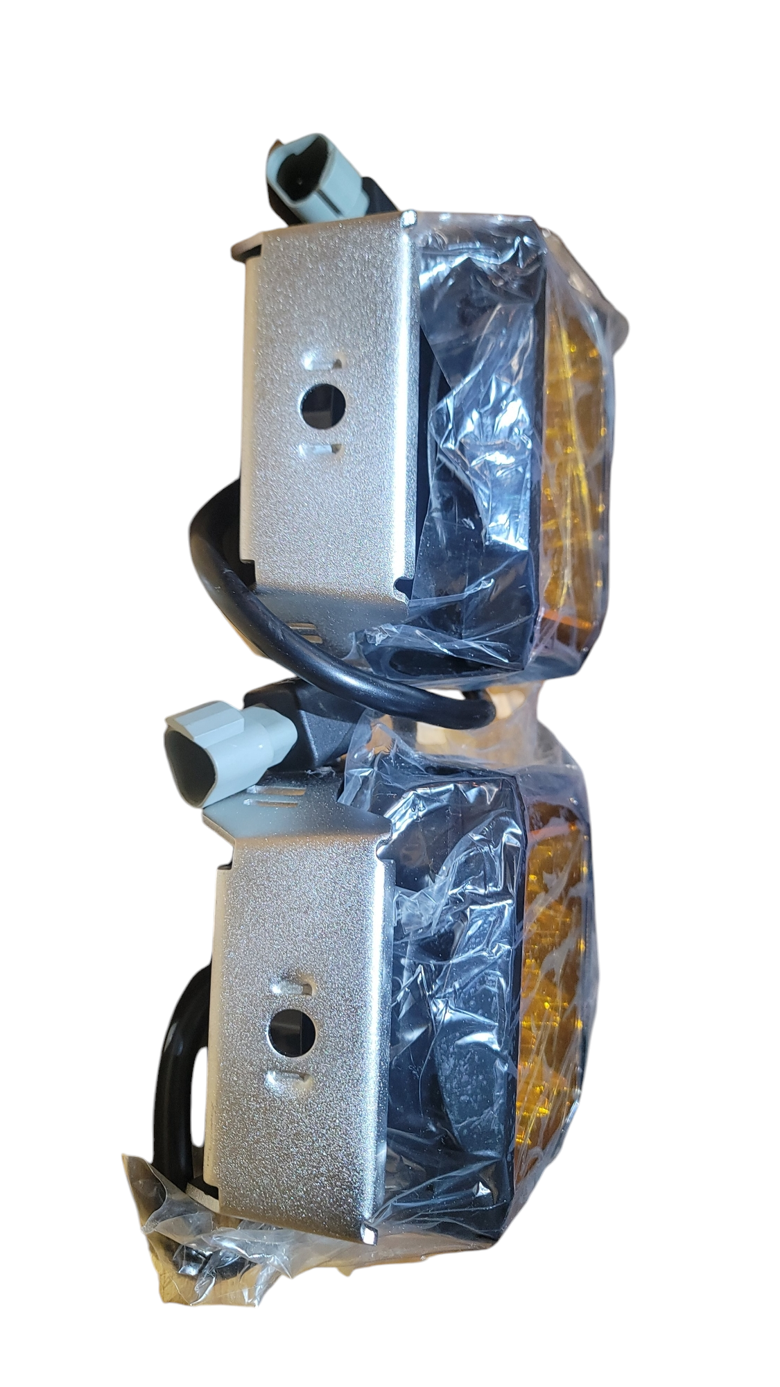 Amber lights( yellow)