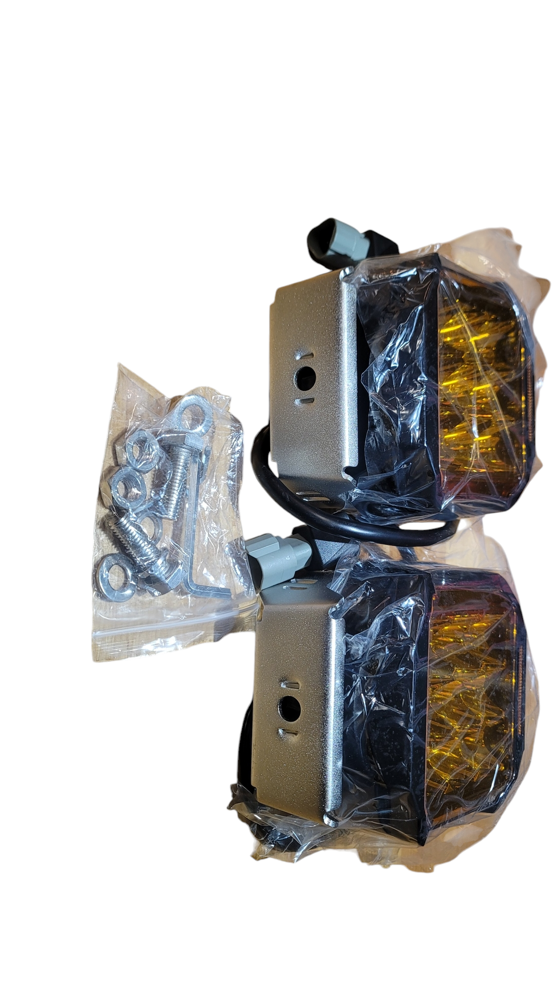 Amber lights( yellow)