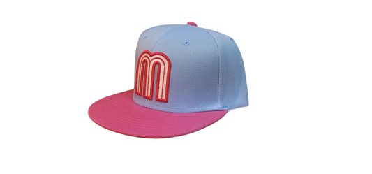 Pink & Teal Mexico Hat